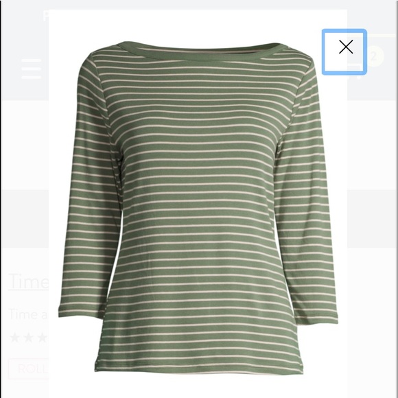 Time & Tru Classic Boatneck T-shirt Sz 2X - Picture 7 of 8